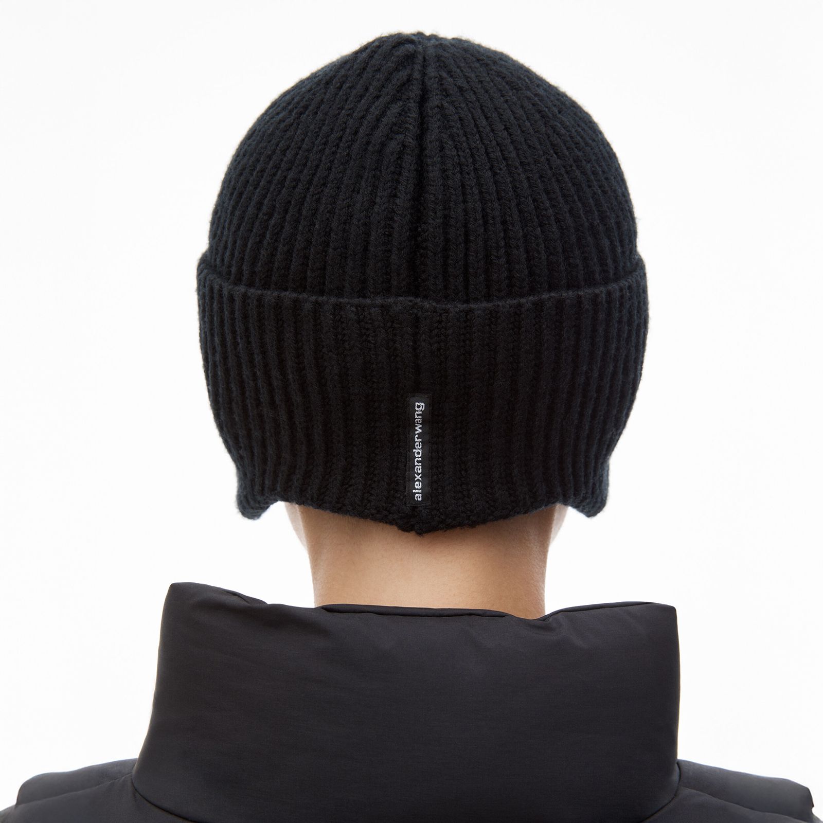 alexander wang - 【ラスト1点】RIBBED EARMUFF BEANIE / ビーニー
