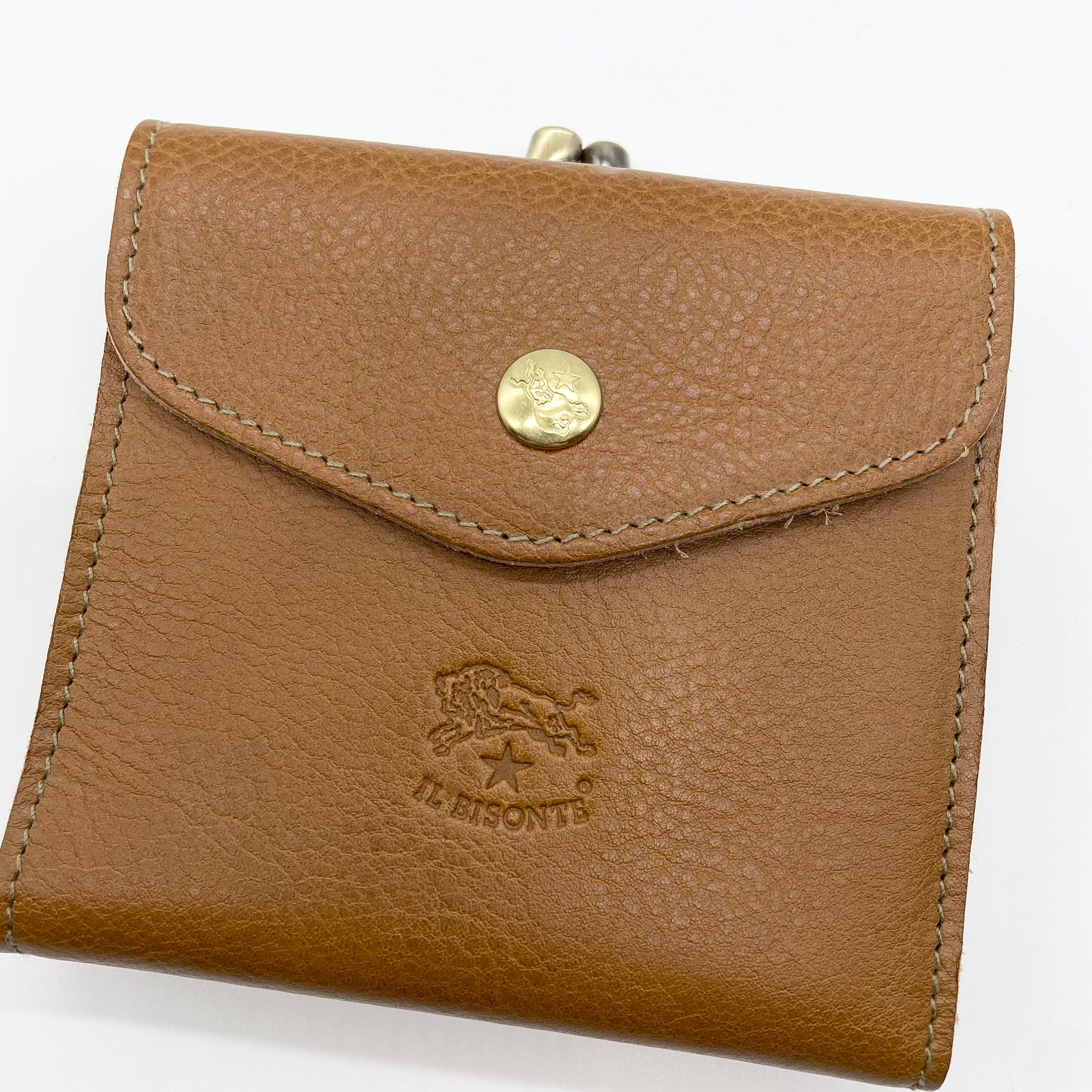 IL BISONTE - ウォレット/がま口二つ折り財布/ヤケヌメ | HALLOW's web