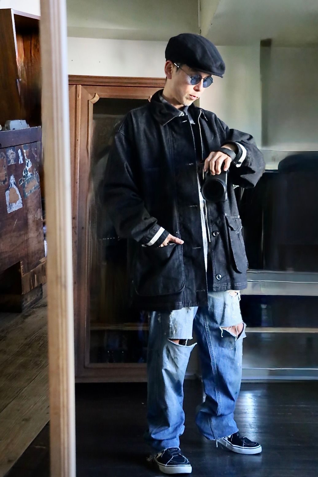 YOKE - ヨーク 25FW コート Denim Coverall Half Coat(YK25FW01065C