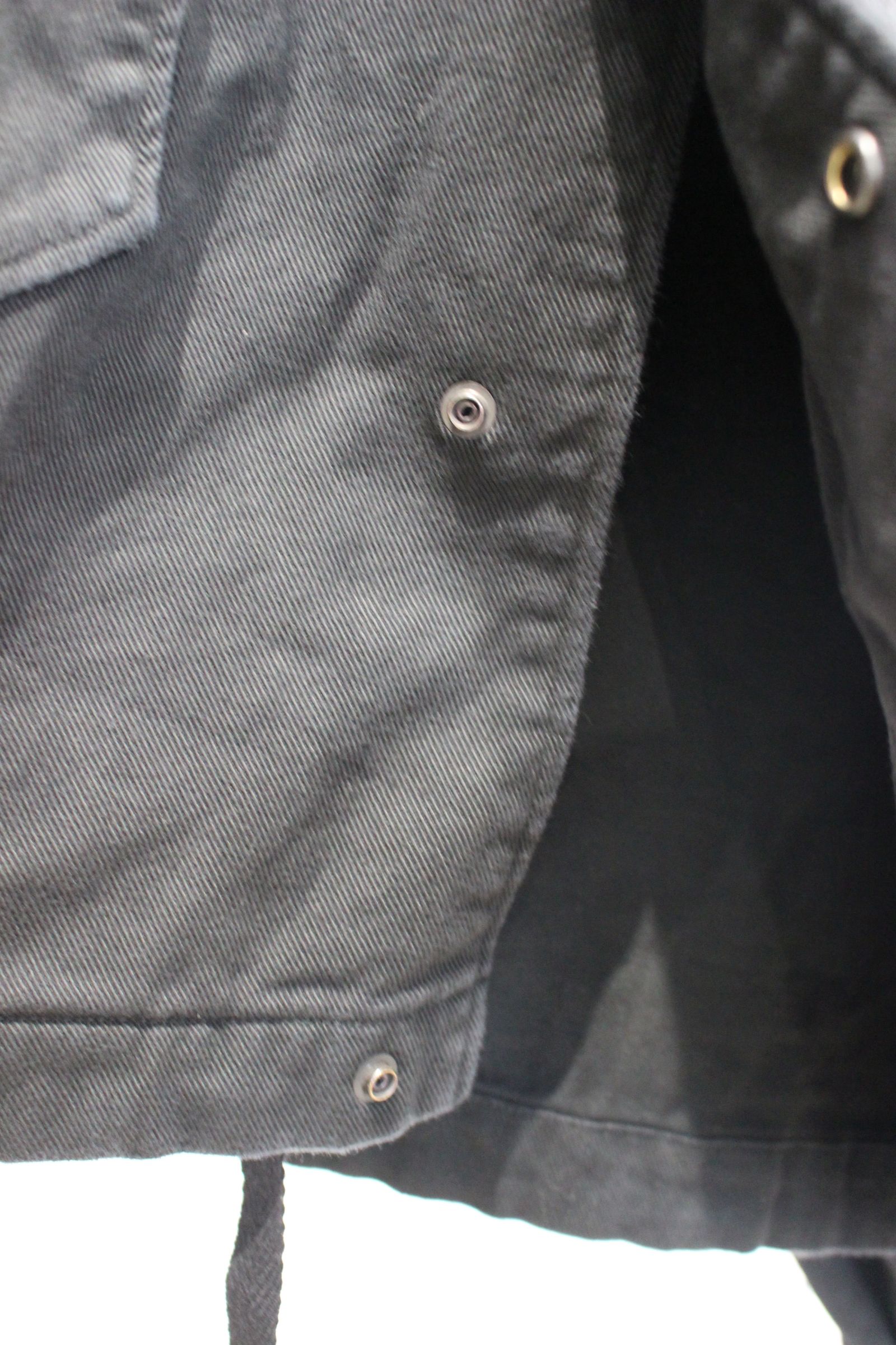 ANCELLM - DRILL HOODIE JACKET | BLACK | ジャケット | NapsNote