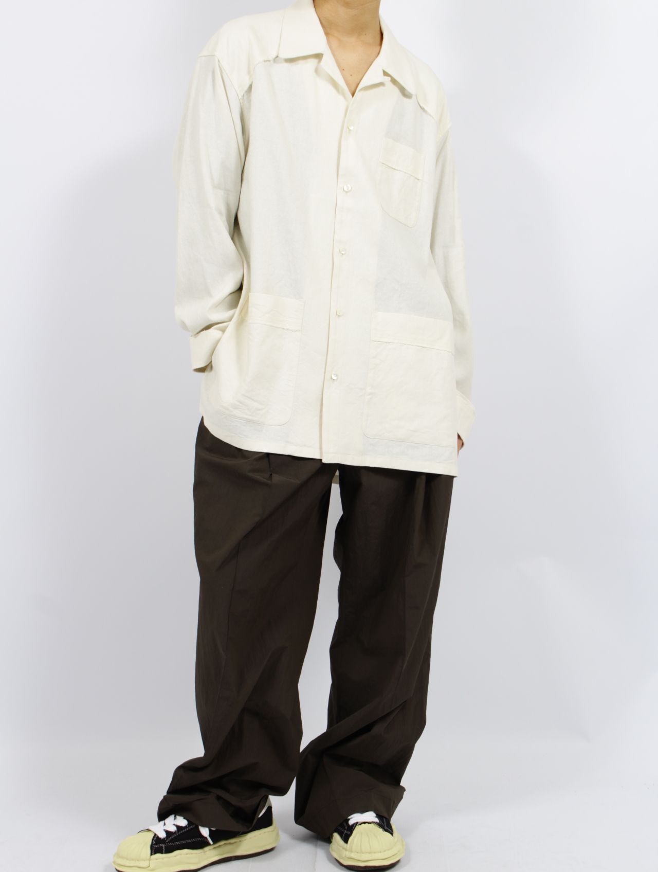 SUBLATIONS - 【25SS】シルクリネン パジャマ シャツ / SILK LINEN