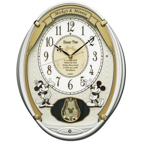 ミッキーマウスの楽しいクロック！メロディー時計 ディズニータイム
