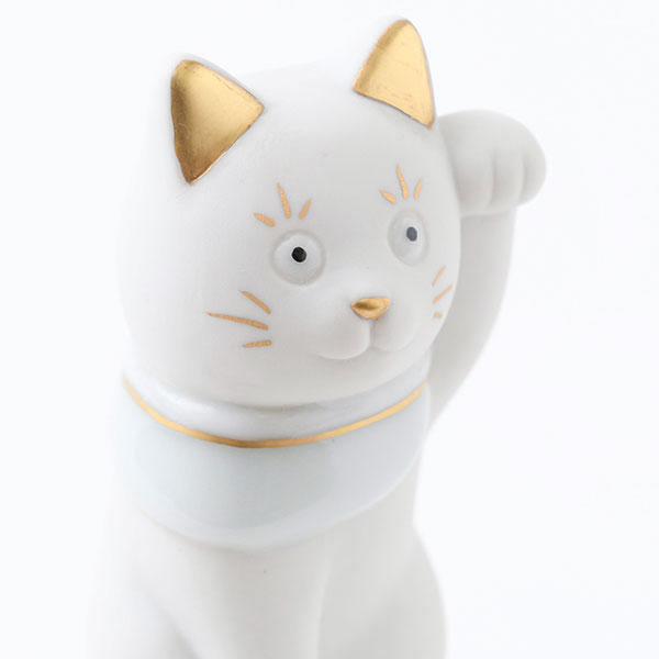 上出長右衛門窯 二寸ちょうえもん招猫 金白｜家を装う｜中川政七商店