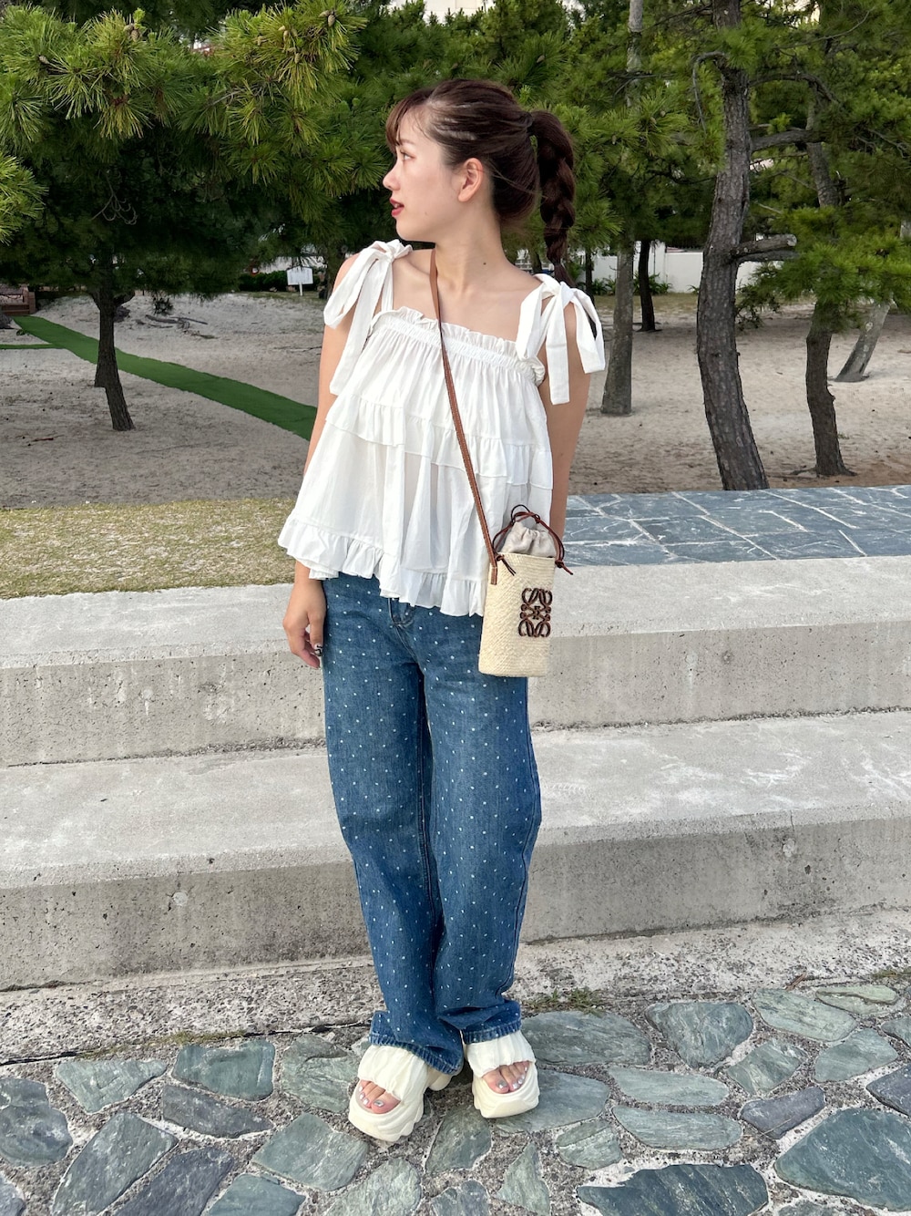 LOEWE（ロエベ）の「スクエアポケット（イヤカラシ＆カーフ