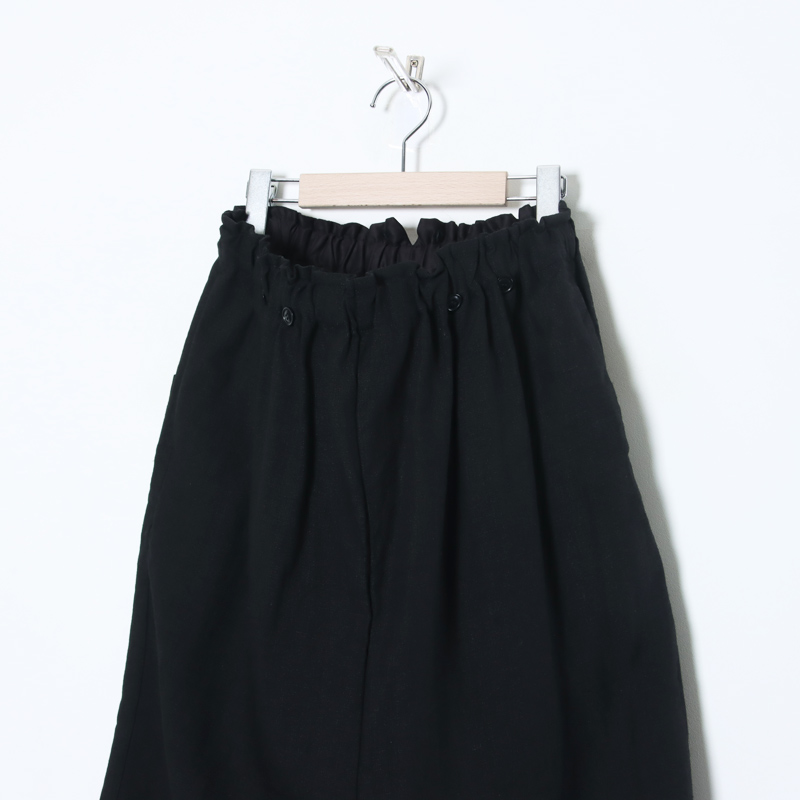 Vlas blomme (ヴラスブラム) ウォッシュドリネン サルエルパンツ