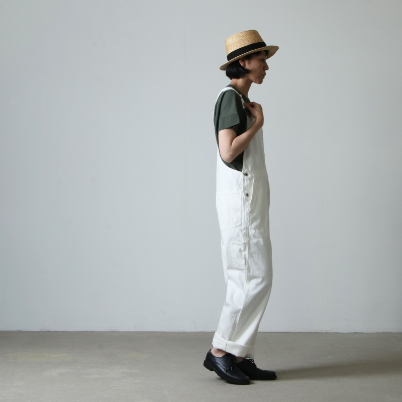 LENO (リノ) OVERALLS WHITE / オーバーオールホワイト