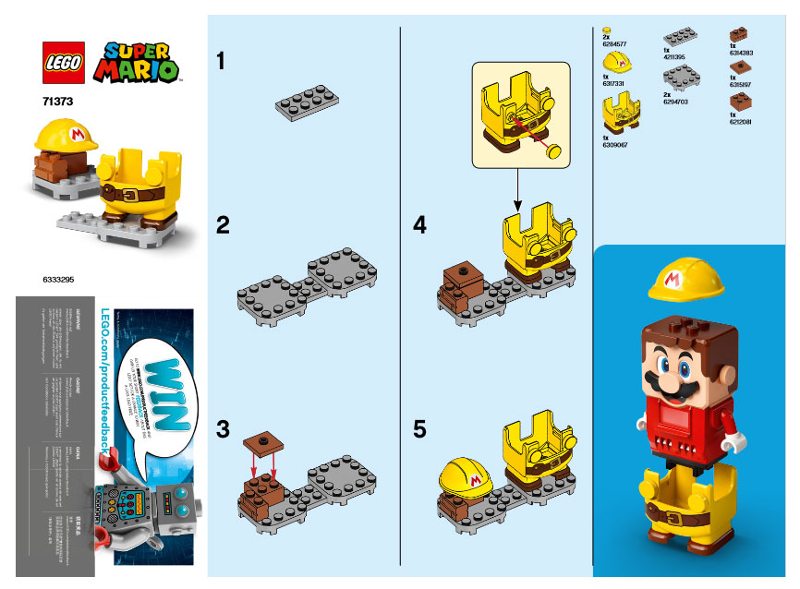 Builder Mario - Power-Up Pack : Set 71373-1 | BrickLink