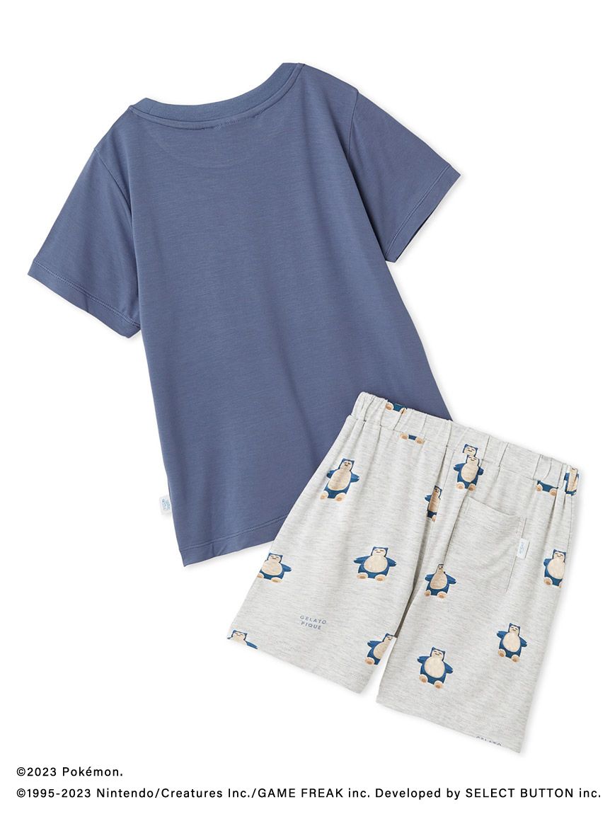 ポケモンスリープ】【キッズ】接触冷感プリントTシャツ＆ショート
