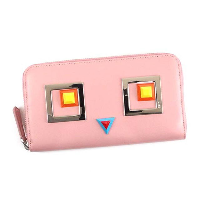 フェンディ FENDI モンスター バッグバグズ ラウンドファスナー 長財布