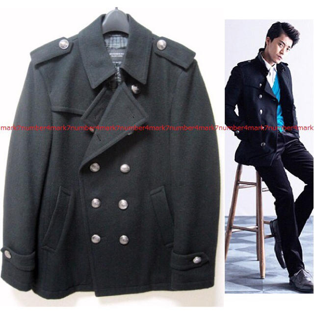 BURBERRY BLACK LABEL - 小栗旬着バーバリーブラックレーベル希少 銀