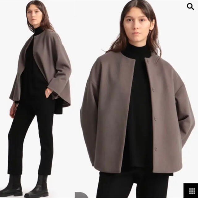 Theory luxe - theory luxe 2021年購入 ノーカラーコートの通販 by