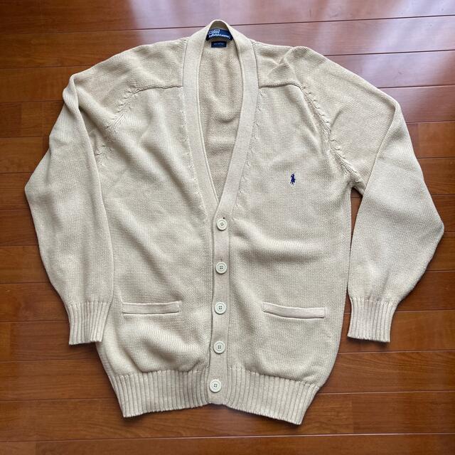 POLO RALPH LAUREN - ラルフローレン スクールカーディガン ベージュ L