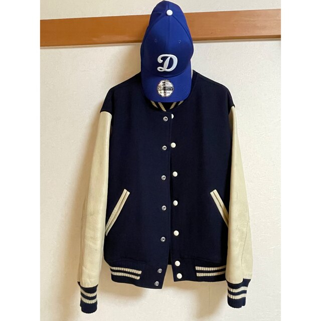 VAN Jacket - スタジャン VAN JACKET Mサイズ ネイビーの通販 by