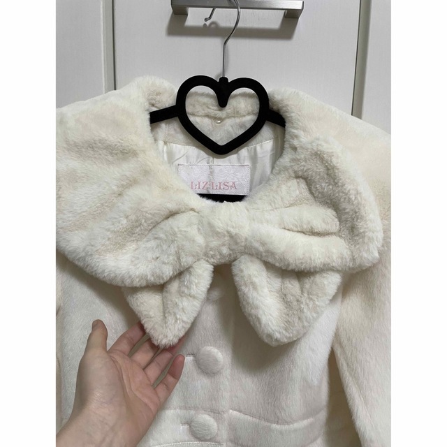 LIZ LISA - リズリサLIZLISA 襟リボンファーコートの通販 by はるる's