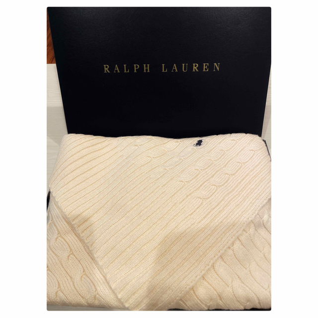 Ralph Lauren - ラルフローレン ケーブルニットブランケット ひざ掛け