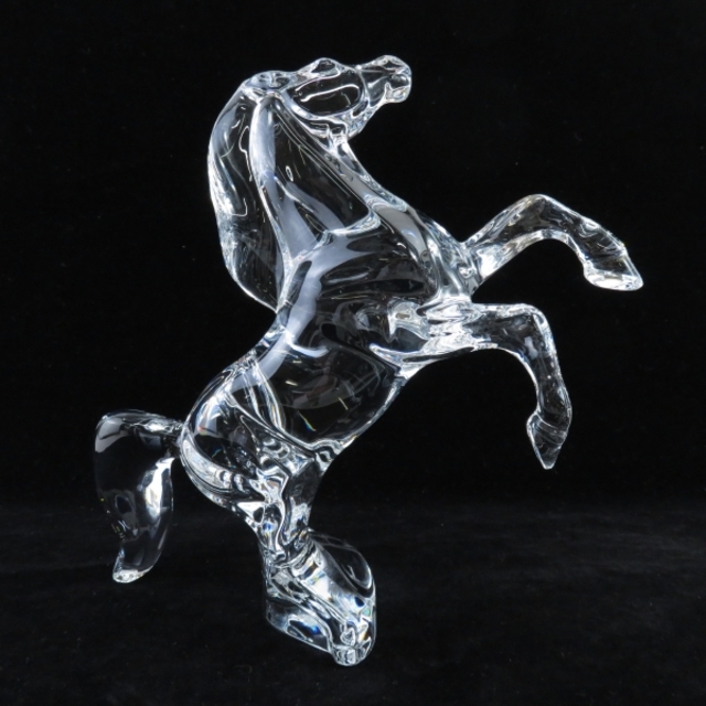 Baccarat - バカラ いななく馬(2102328) クリスタルオブジェ置物