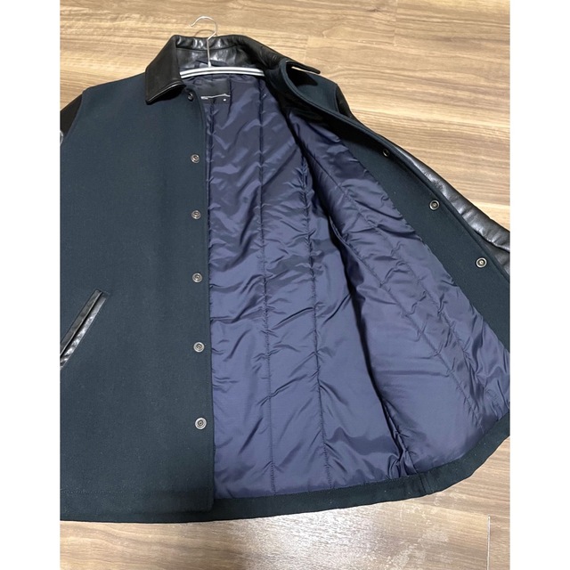 LAD MUSICIAN - LAD MUSICIAN ／ 袖レザー コーチ スタジャンの通販 by