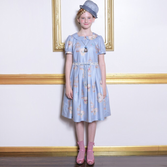 Emily Temple cute - エミリーテンプルキュート 青い鳥ワンピース