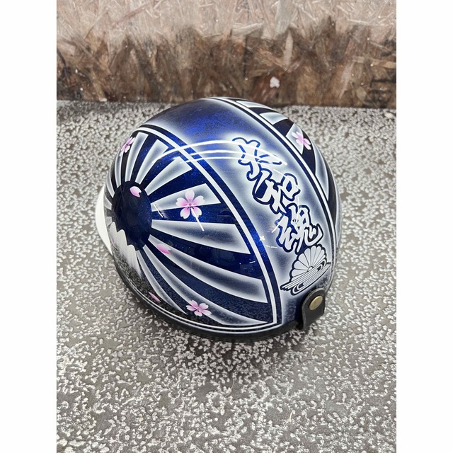 新品 送料無料 カスタムコルク半 富士日章 青ラメラップ塗装 白ボカシ