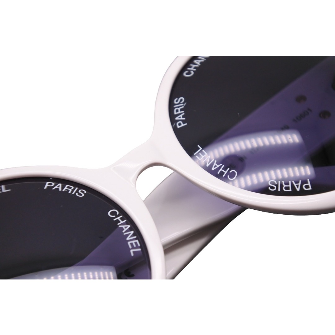 CHANEL - Chanel シャネル サングラス ロゴ 白 ココマーク ブラック