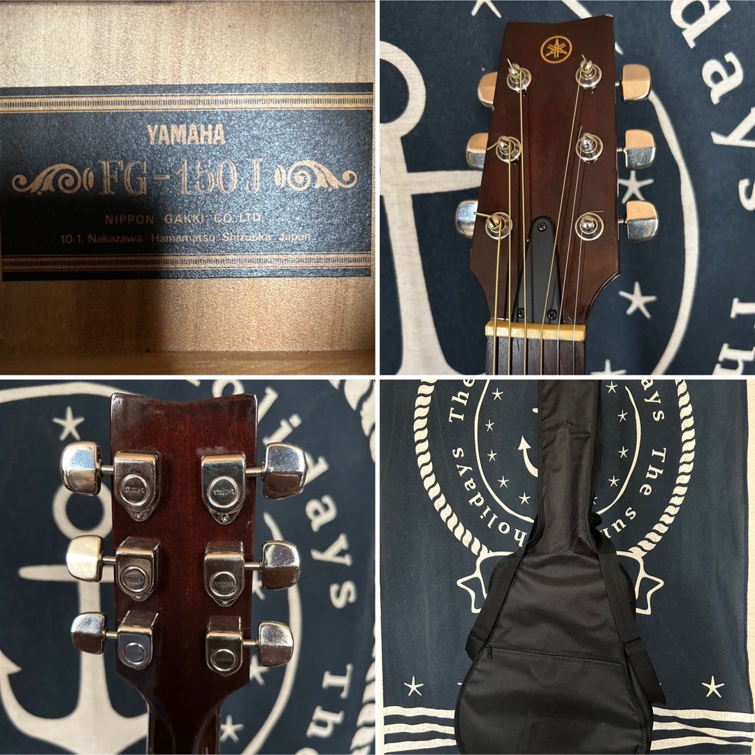 専用)74製、極美品レア❣️国産ビンテージ ヤマハ 黒ラベル FG 150Jの