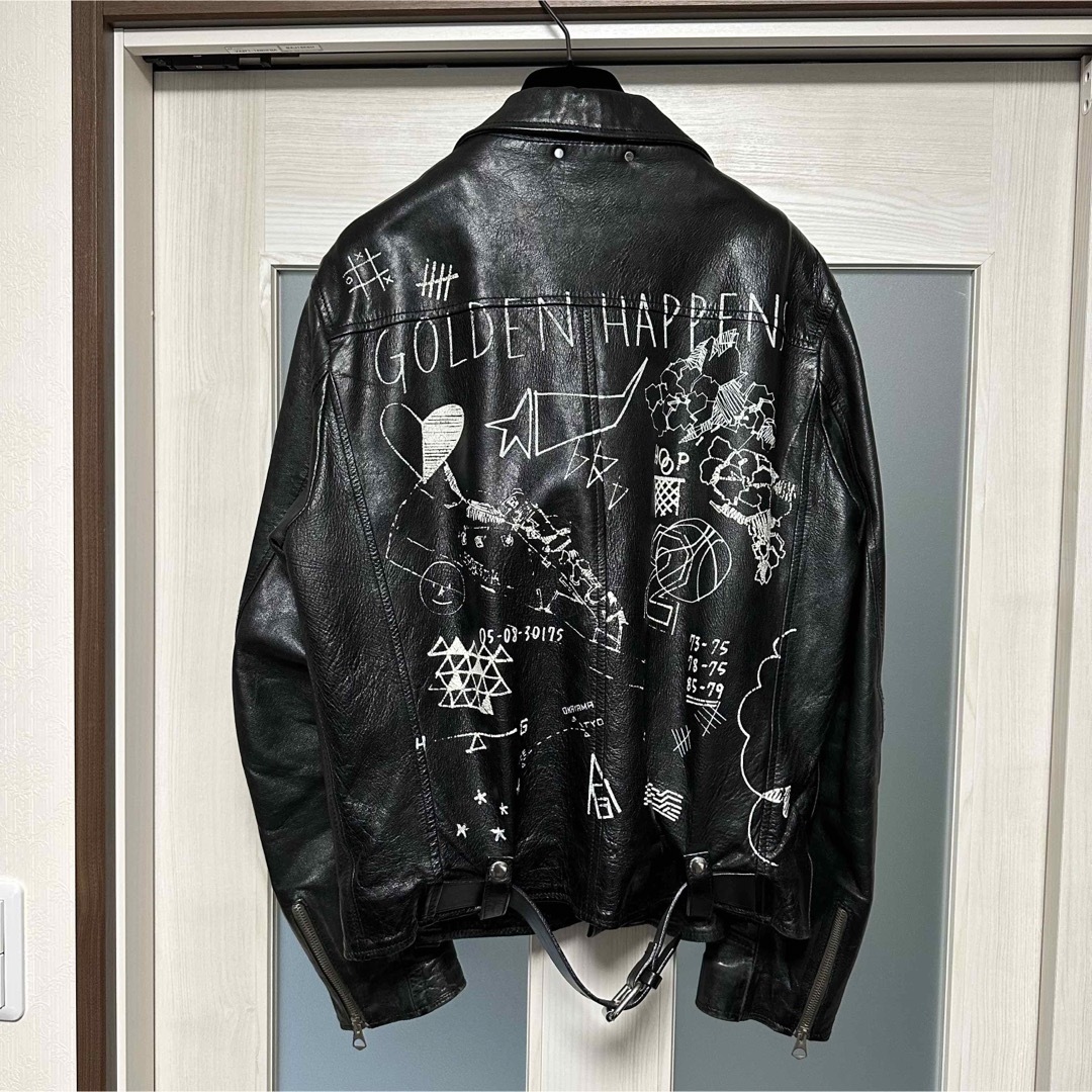 GOLDEN GOOSE - ゴールデングース ライダース ジャケット ダブル