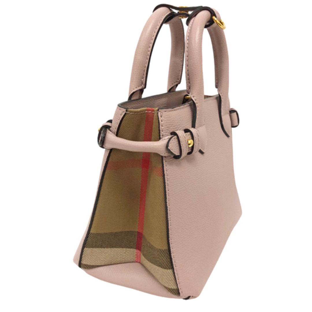 BURBERRY - バーバリー スモール バナー 2WAYトート（チェック柄