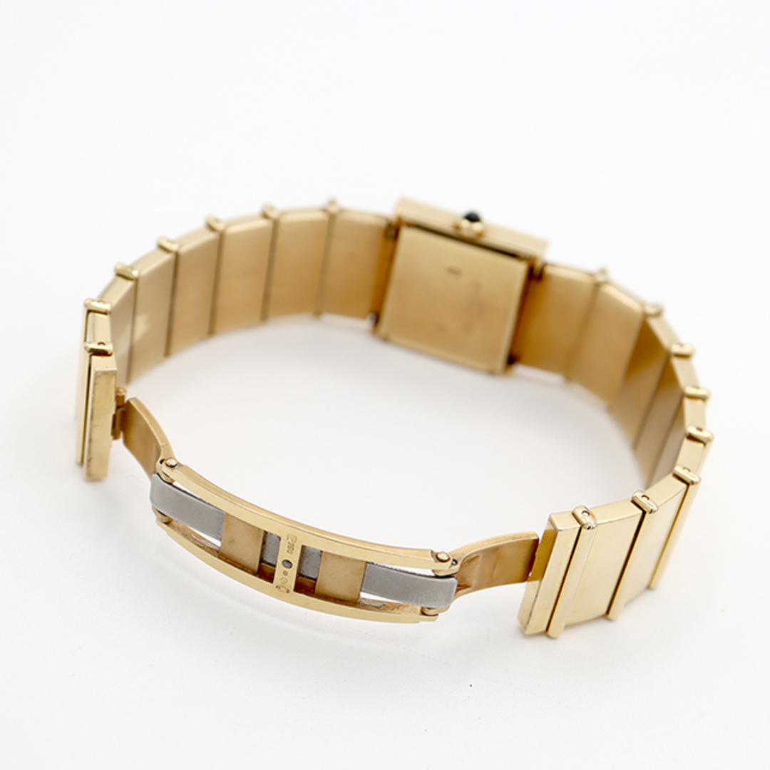 CHANEL - 電池交換済 CHANEL シャネル マドモアゼル 金無垢 白