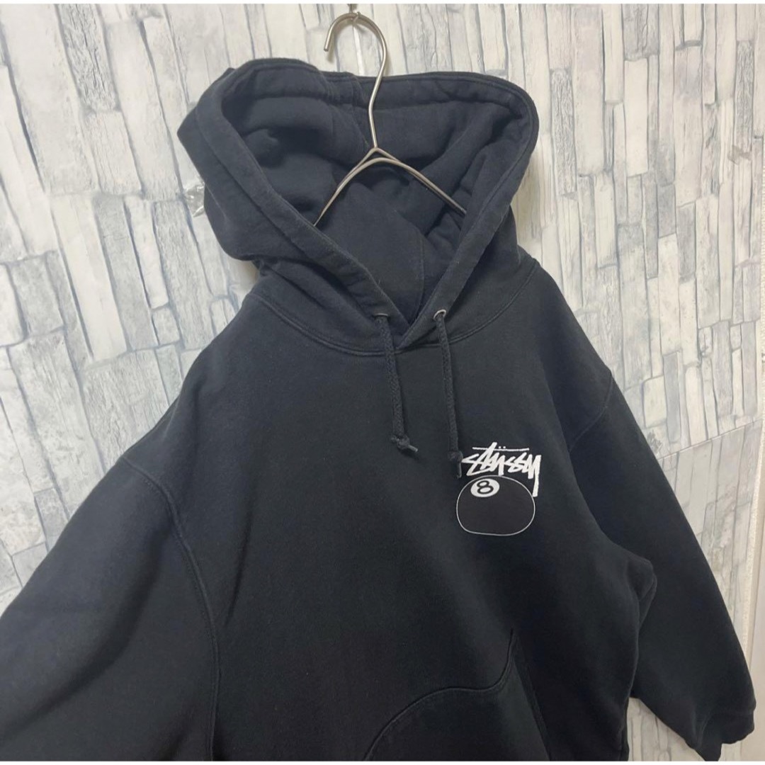 STUSSY - ステューシー パーカー スウェット 8ボール エイトボール M