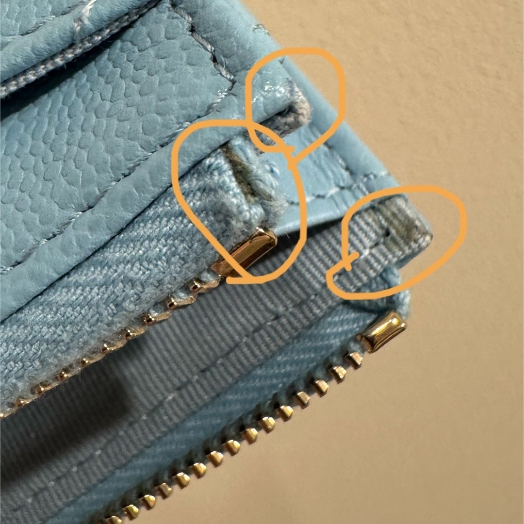 CHANEL - CHANEL 23A フラグメントケース カードケース ライトブルー