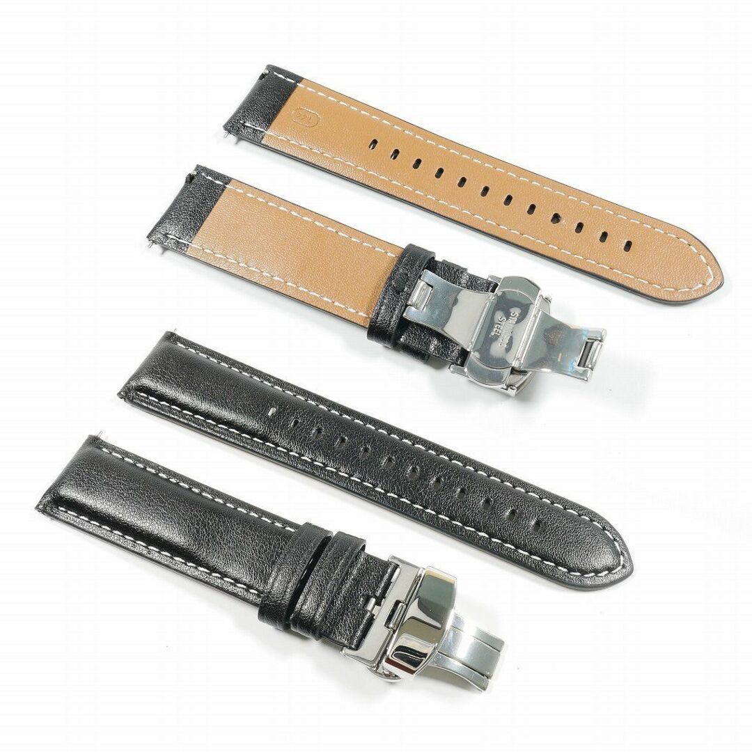 BLANCPAIN - ブランパン×スウォッチ 対応レザーベルト(G00) ブラックの