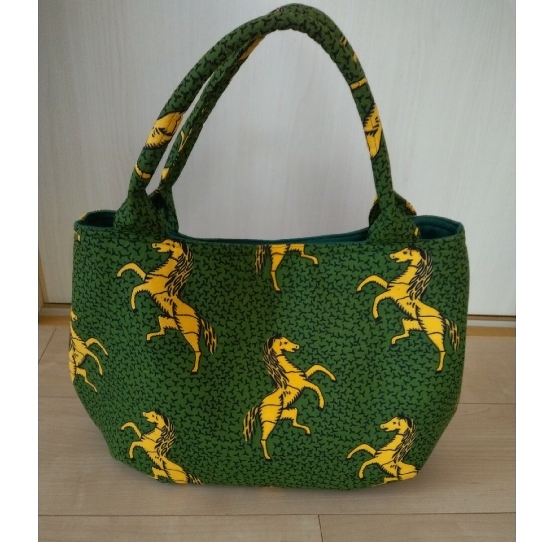 アフリカ布 馬柄バッグの通販 by こぅ's shop｜ラクマ