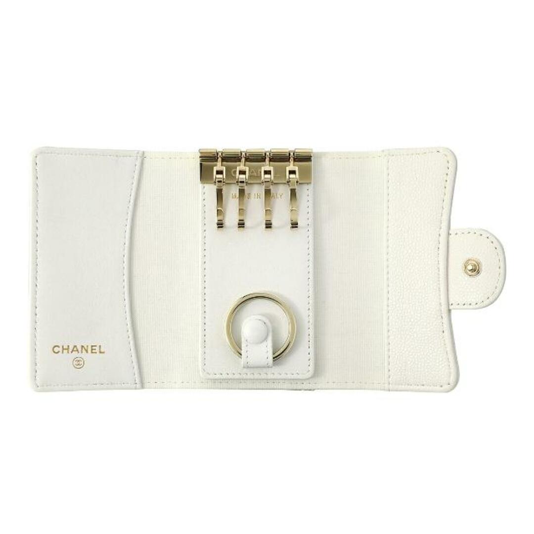 CHANEL - 新品 シャネル CHANEL キーケース ホワイトの通販 by