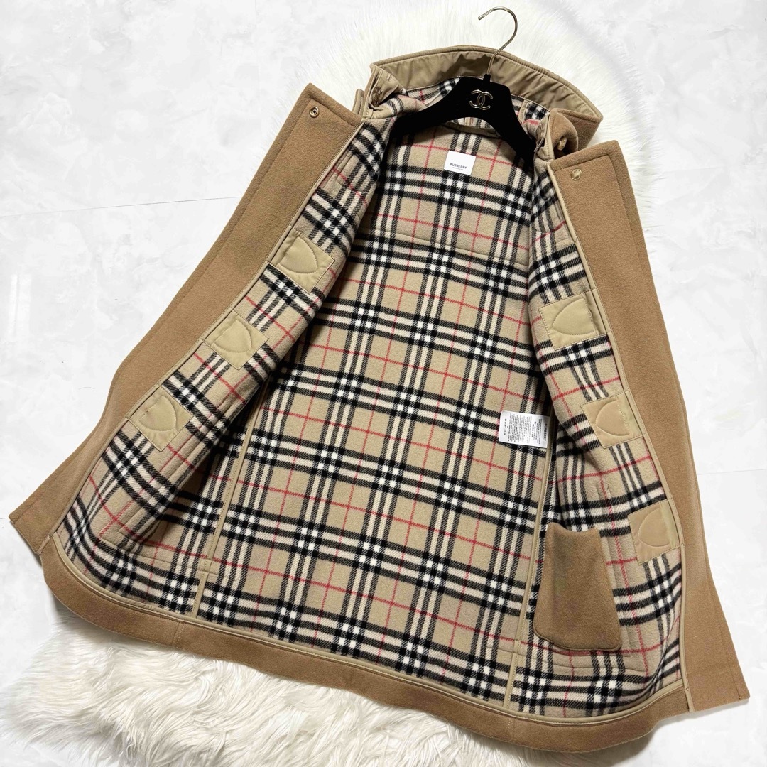 BURBERRY - 本物 現行タグ 極美品 バーバリー レザー切替 ノバチェック