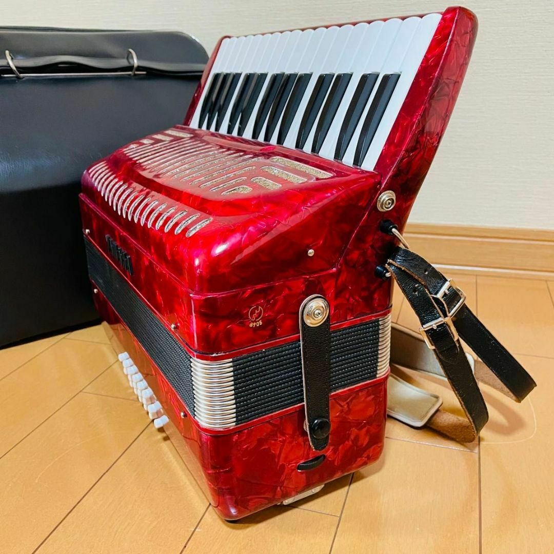 YAMAHA アコーディオン YA-18 8905 ケース付 YAMAHA 8905 ヤマハ