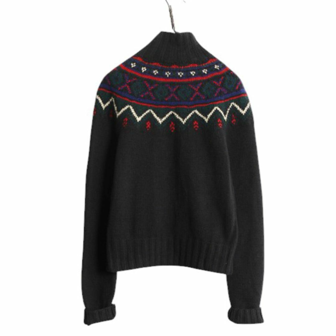 Ralph Lauren - 90s 手編み ラルフローレン フルジップ ハンド ニット