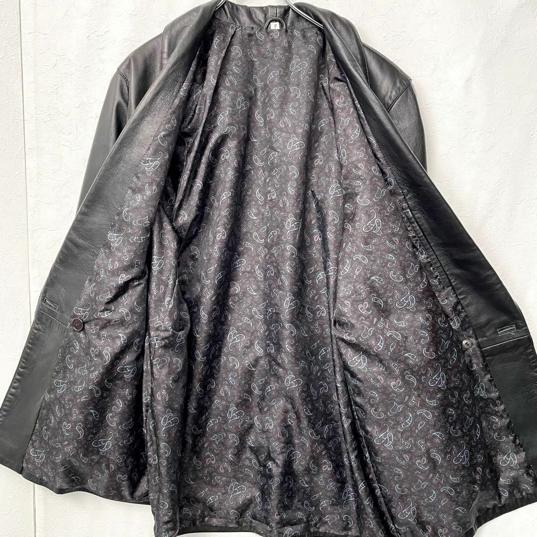 VINTAGE - 90s ヴィンテージ レザージャケット ダブル 本革 裏地