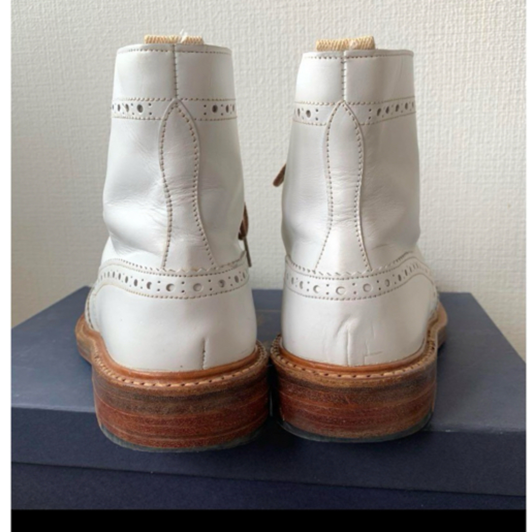 Trickers - Tricker's トリッカーズ カントリーブーツ ホワイト 26.5cm