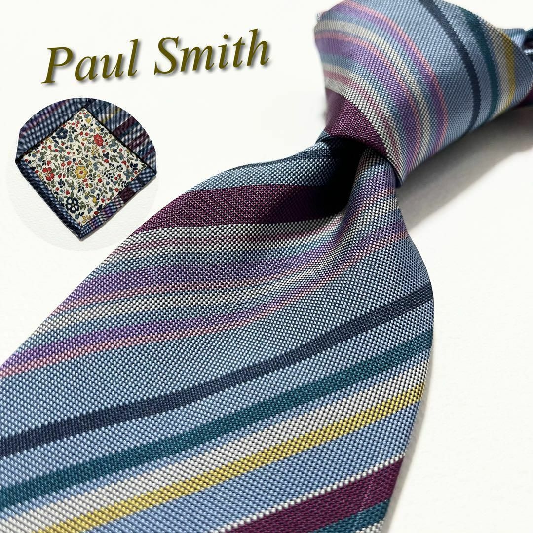 Paul Smith - 【美品】ポールスミス ネクタイ マルチストライプ柄