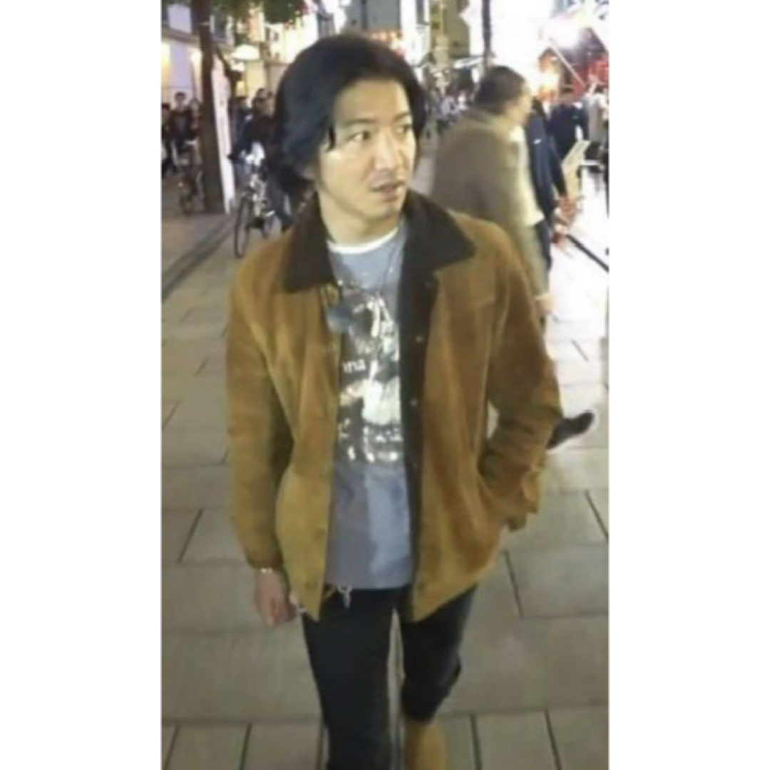 TENDERLOIN - テンダーロイン サドルスエード ボア レザージャケット S