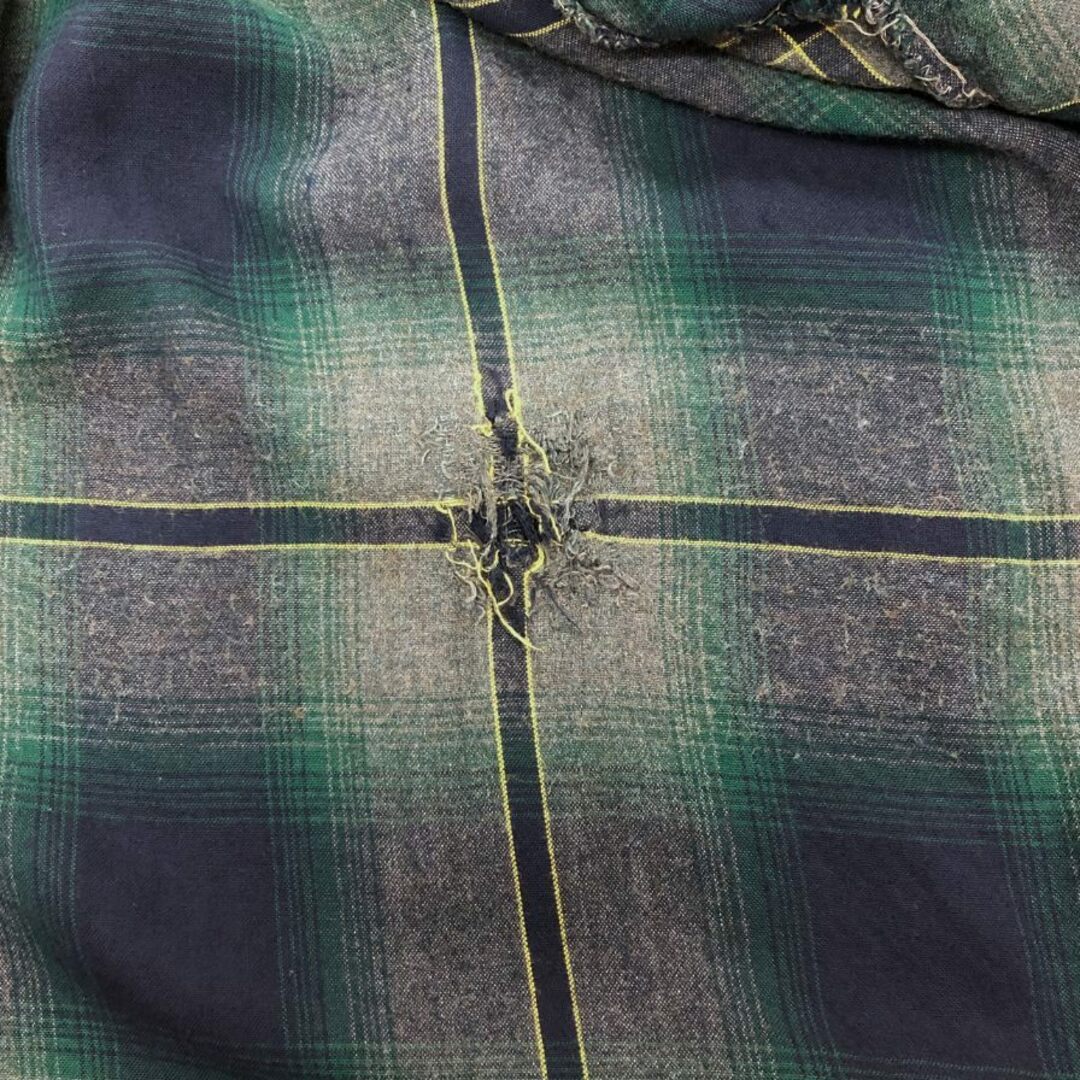 TOWNCRAFT - タウンクラフト 60S PLUSタグ オンブレチェックシャツ