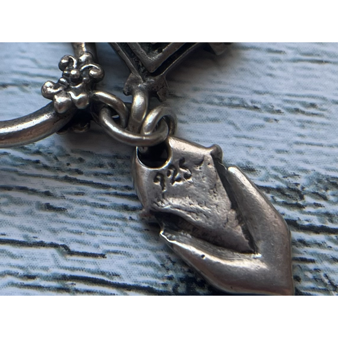 希少 スターナイツ 8リンク Tバー ブレスレット シルバー925