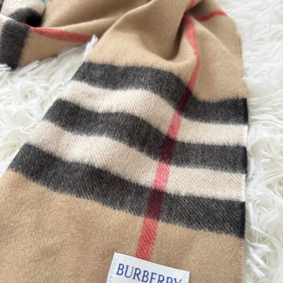 BURBERRY - 【未使用】バーバリー ノバチェック カシミヤ100 マフラー