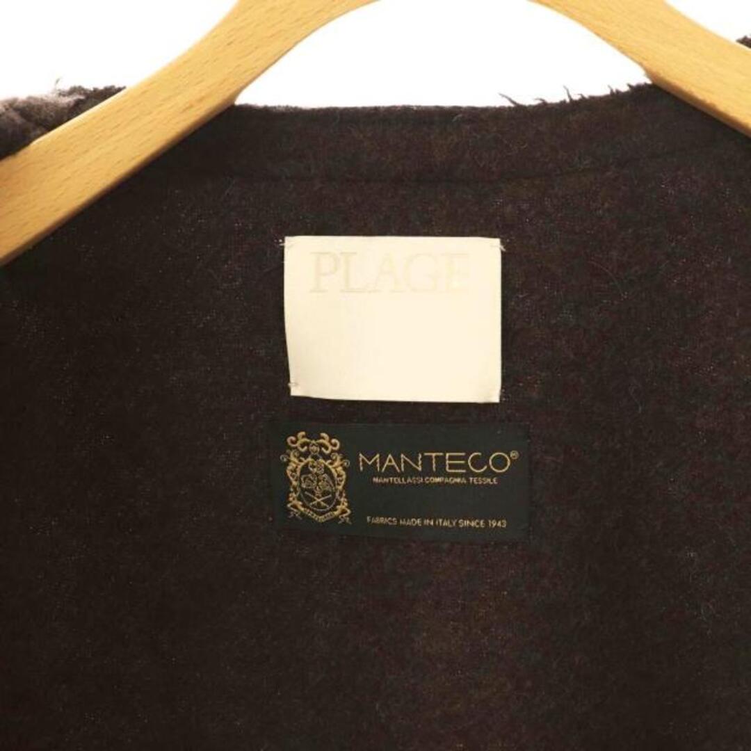 Plage - プラージュ 23AW MANTECO フリンジ ポンチョ アウター 38の