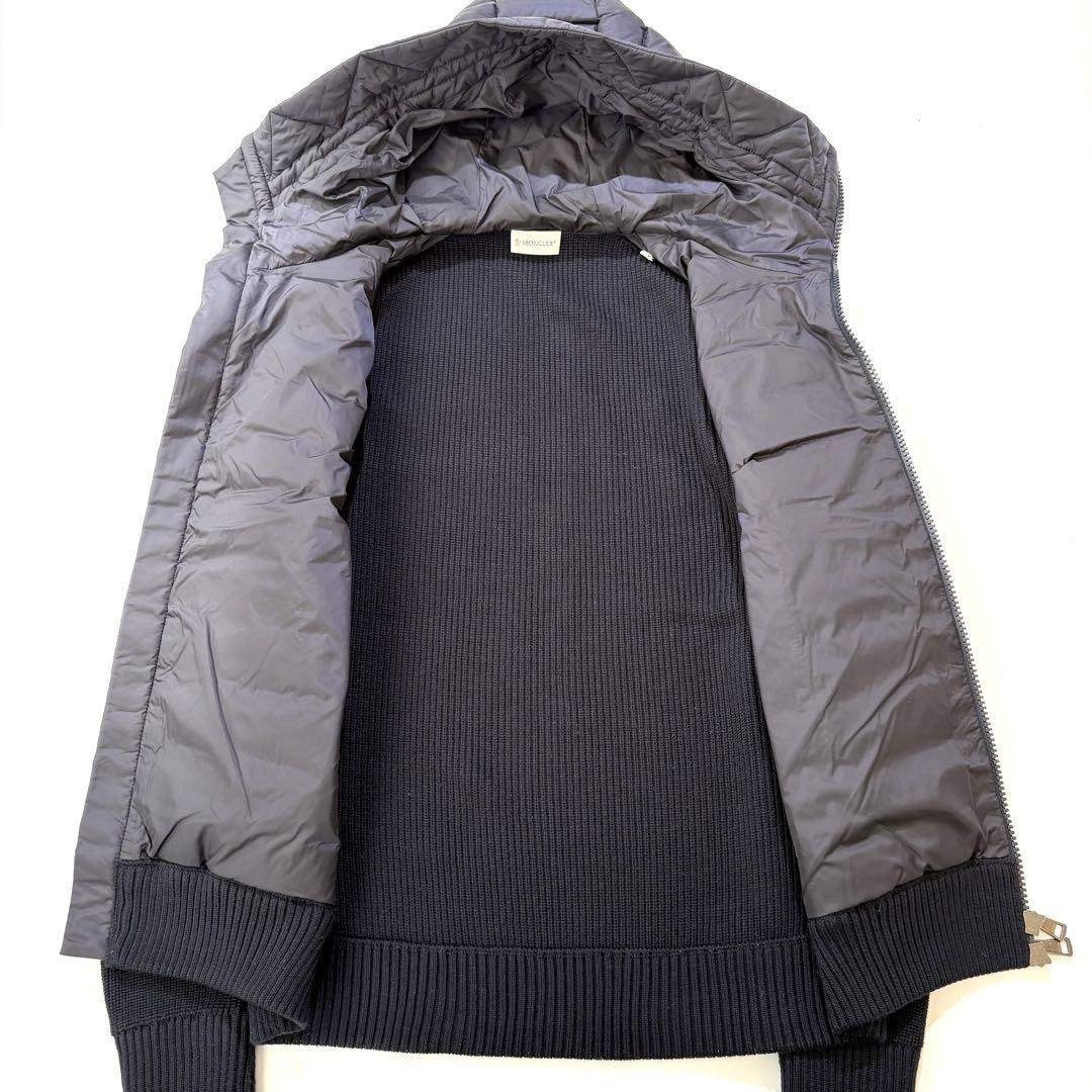 MONCLER - 【近年モデル☆極美品】MONCLER カーディガン ダウン 切替