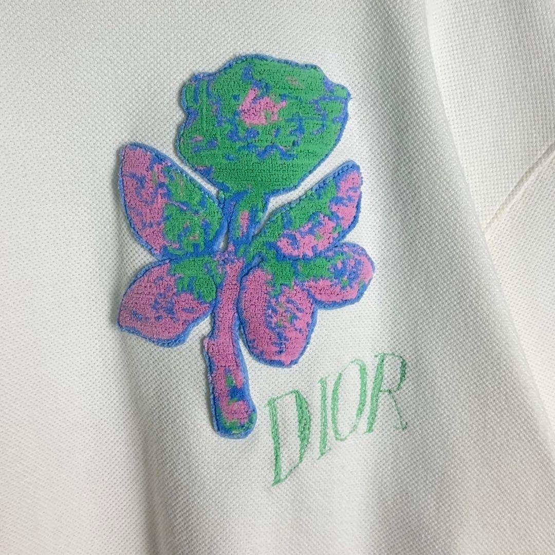 Christian Dior - 11928【美品・Lサイズ】Dior パイルロゴ 刺繍 ロング