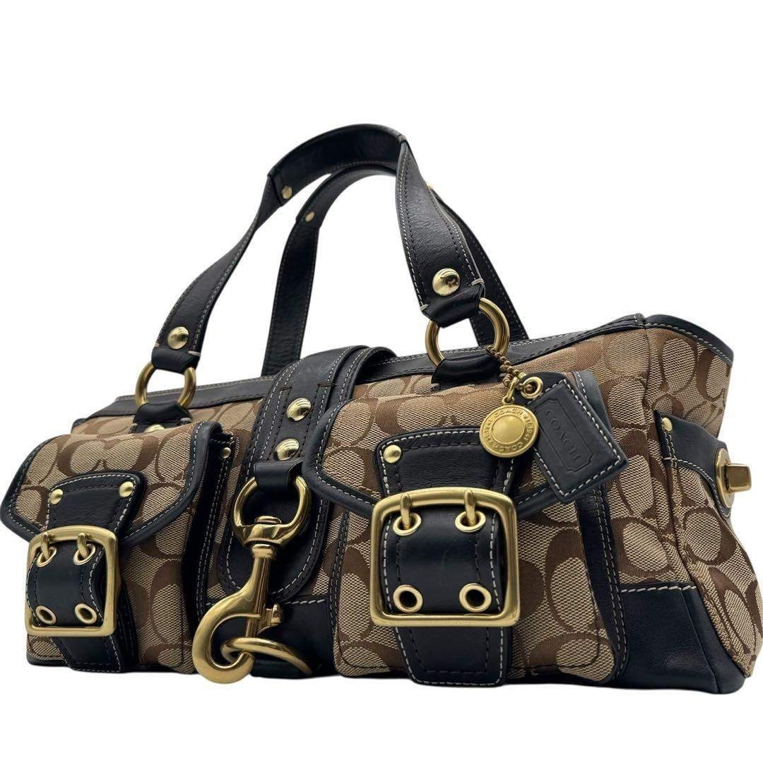 COACH - COACH Turn Lock Legacy Shoulder Bag Y2Kの通販 by まとまる