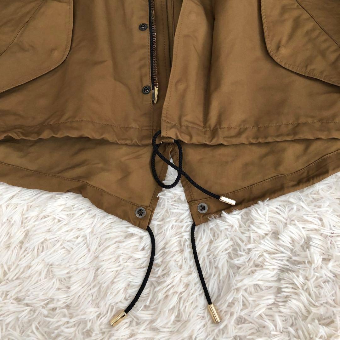 THE RERACS - THE RERACSザリラクスショートモッズコートブラウン36の