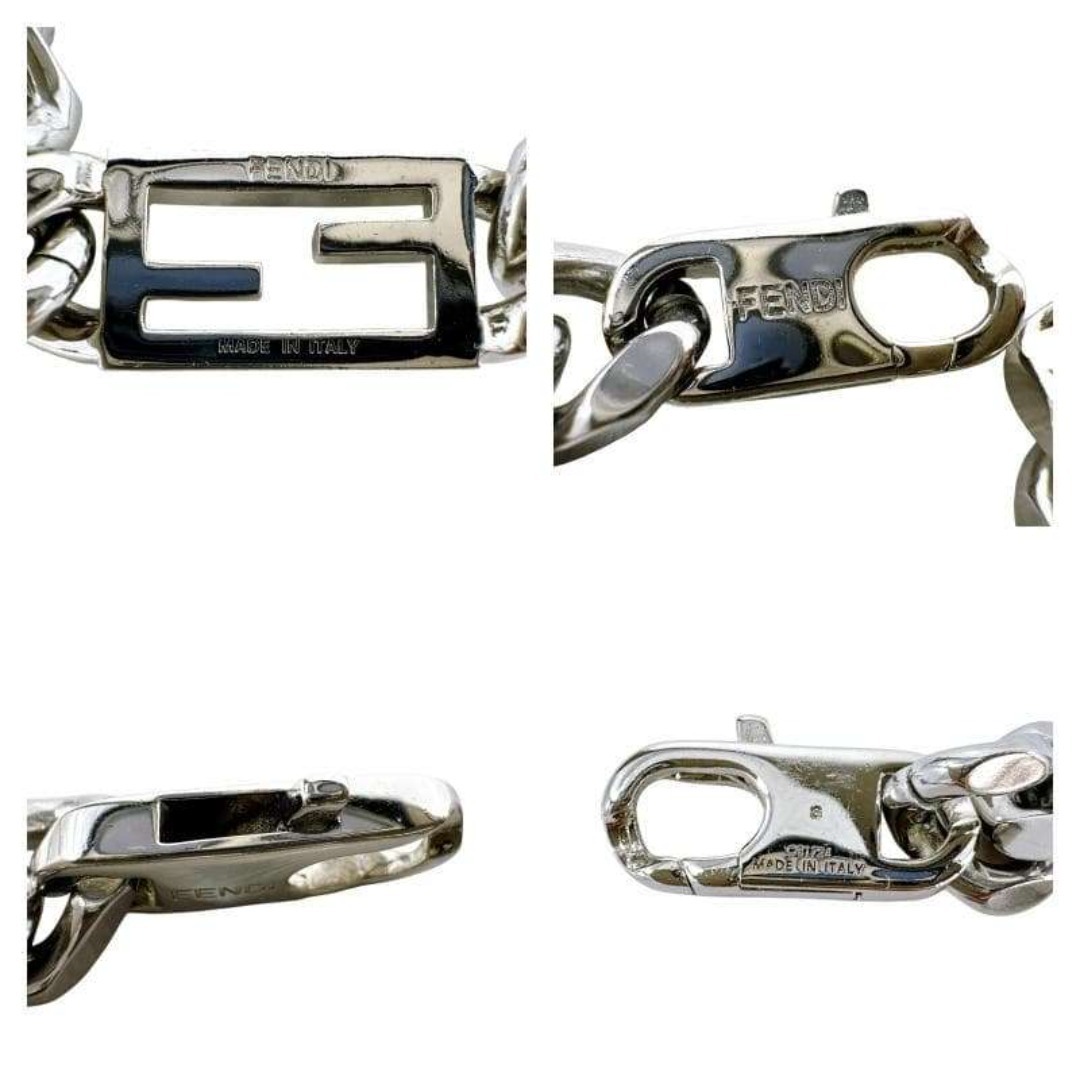 FENDI - FENDI フェンディ バゲット ブレスレット FFロゴ チェーン