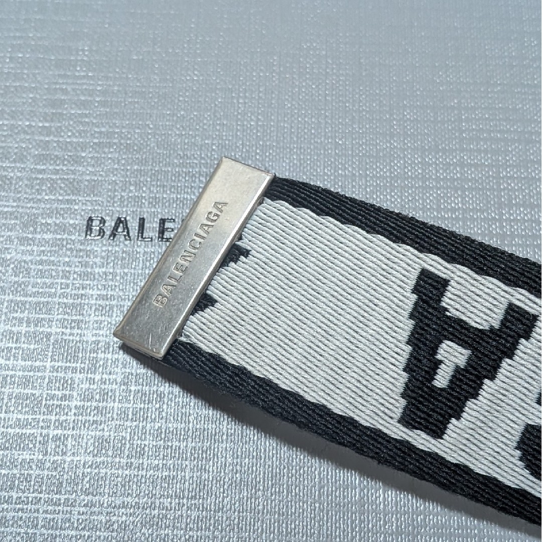 BALENCIAGA - バレンシアガ D RING ベルト 白×黒の通販 by shop